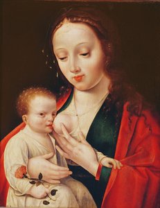 La Virgen Amamantando al Niño Cristo